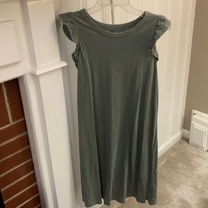 Ruffle sleeve sun dress